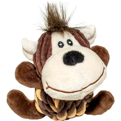 Olifantenbal pluche speelgoed voor honden Duvoplus Zoo Friends Elsa