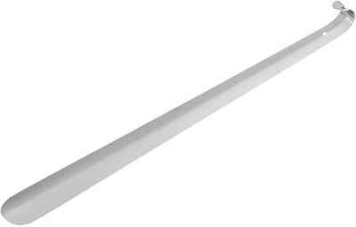 Dailygoods- Schoenlepel Extra Lang - Schoenlepel Roestvrij Staal - Dubbelzijdige Schoenlepel - Ergonomische Handgreep - Perfect voor Senioren - Hittebestendig - Schoenhulp