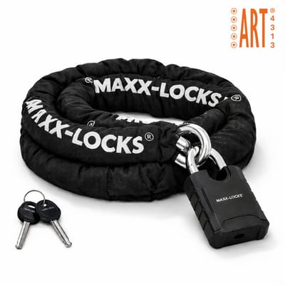 Maxx-Locks Gore - Motorslot ART 5 - Kettingslot voor Scooter en Motor - Art5 Slot met Gehard Stalen Schakels - 120cm