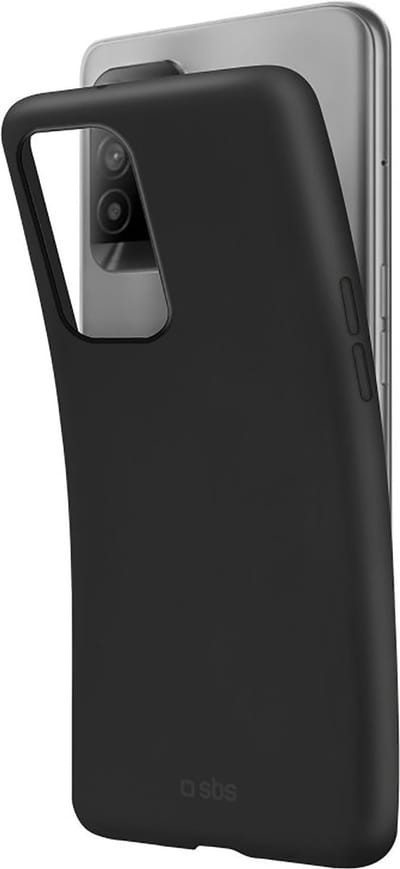 HB Hoesje Geschikt voor Oppo A54S Zwart - Silicone Back Cover