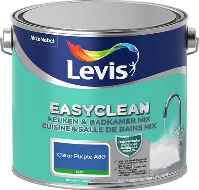 Levis - Easyclean Keuken & Badkamer Mix - Clear Purple A80 - Mengverf - 2,5 L