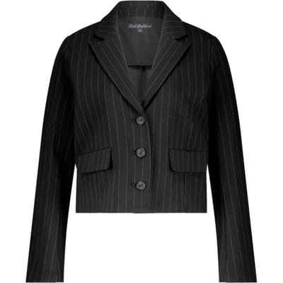 Red Button Blazer Skipper Punta Pinstripe Srb4623 Black Dames Maat - S