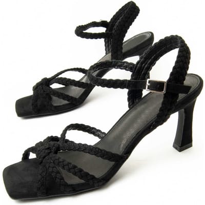 Sandalia Con Tacon Para Mujer.  Montevita  Sanndal22  91725 36 zwart