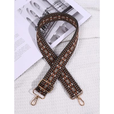 2024 Verstelbare riem Crossbody Schoudertas Brede tas Riem Tas DIY Vrouwen Schoudertas Handvatten Riem Verstelbare Hanger Onderdelen bruin