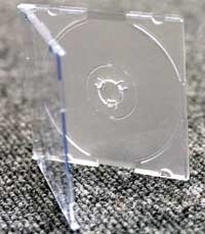 Dailygoods- Jewel Case Transparant - 25 Stuks - 8 cm Diameter - Dunne Hoesjes - CD/DVD Opbergsysteem - Kwaliteit Dragon Trading - Cd Hoes