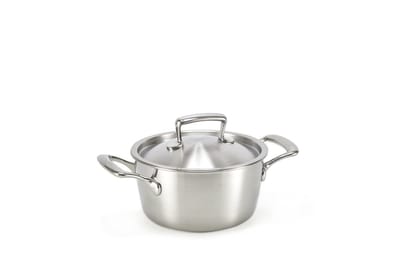 Habonne Queen Triply Pannenset - 6 delig - RVS