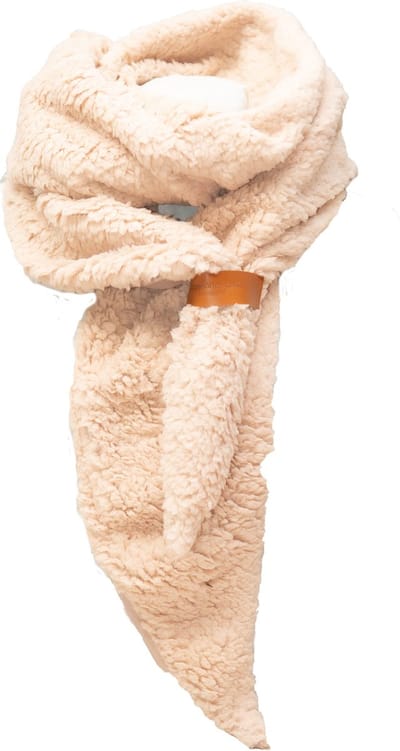 Sammy scarf- Accessories Junkie Amsterdam- Dames sjaal- Herfst winter- Fluffy- Teddy- Beige