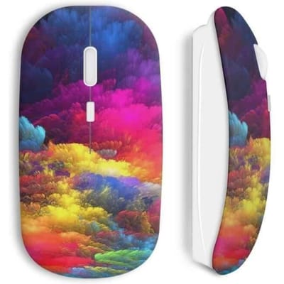 Souris sans fil Nuages de peinture