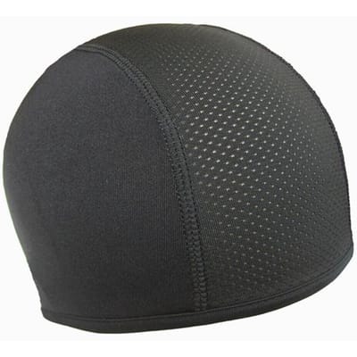 Chapeau Respirant Évacuant l'Humidité Casquette de Crâne Rafraîchissante Doublure Intérieure Casque Casquette Beanie Bandeau Anti-Transpiration Séchage Rapide gray