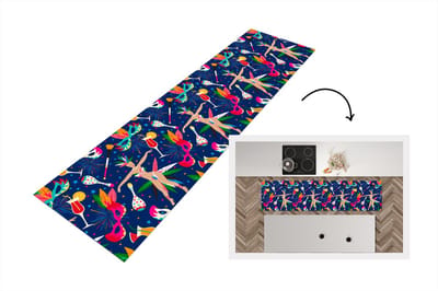 Keukenloper - Loper keuken - Carnaval - Brazilië - Patronen - 200x50 cm - Keukenloper vinyl