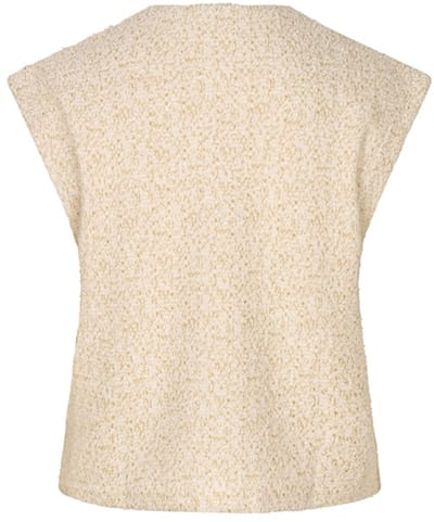Lofty Manner Gilet Top Diandra Rg13 Beige Gold Dames Maat - S