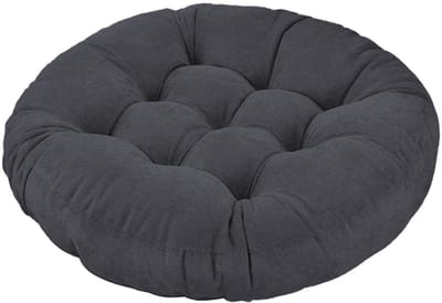FEROCITY - Schommelkussen - Polyrotan schommelhoes - Voor een hangende tuincocon - Standaardmaat - Polyester - Grafiet