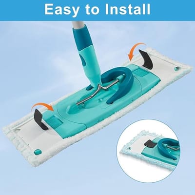 4 Stuks Microvezel Wisserovertrek voor Leifheit Clean Twist M Ergo - Efficiënte Wateropname