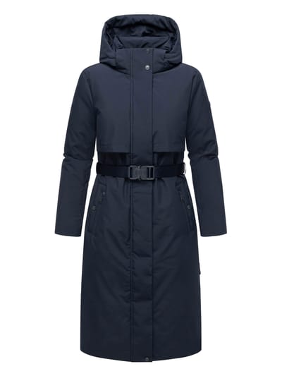 Navahoo dames winterparka WALDBUMMLER – weerbestendig & stijlvol met tailleceintuur