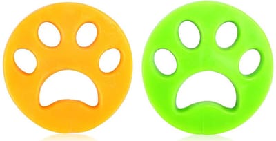 Vachtverwijderaar voor kleding - verwijdert honden-/kattenharen Groen/Geel
