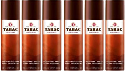 Tabac Original Deo Spray - 6 x 200 ml - Voordeelverpakking