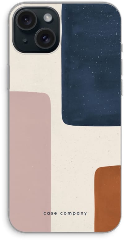 Case Company® - Hoesje geschikt voor iPhone 15 Plus hoesje - Geo #5 - Soft Cover Telefoonhoesje - Bescherming aan alle Kanten en Schermrand