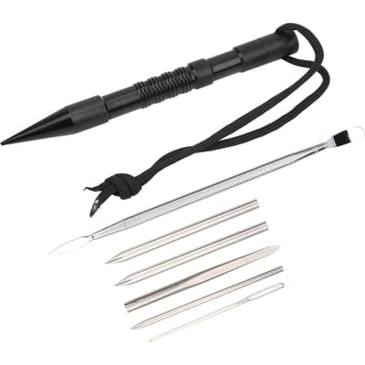 Aiguille de couture de paracorde, outil de bricolage en acier inoxydable pour Bracelet paracorde 7 pièces