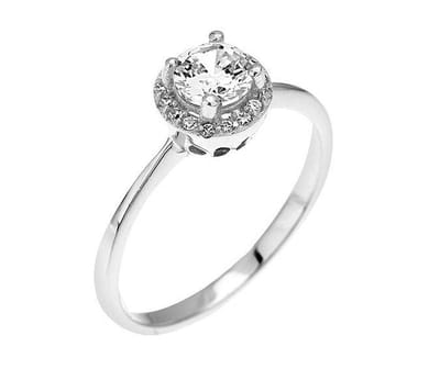 Montebello Ring Palmorchis - 925 Zilver Gerhod. - ∅7mm - Maat 56-17.8mm