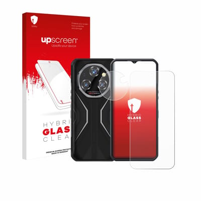 upscreen - Screenprotector voor Oukitel WP55 Pro (Voor+Camera) - Folie Beschermfolie Beschermglas transparant