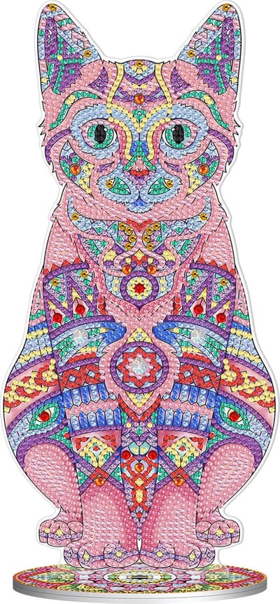 diamond painting acryl standaard kat/poes