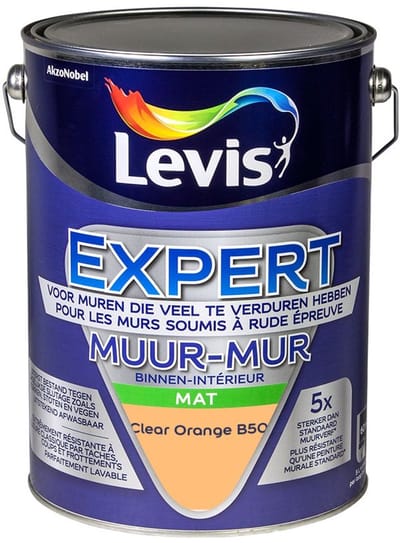 Levis - Expert Muur Binnen Mix - Clear Orange B50 - Mengverf - 5 L