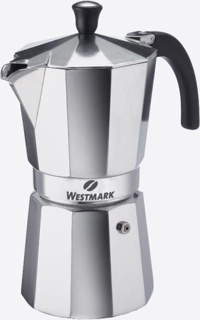 Westmark Brasilia 9-kops Italiaanse espressokan uit aluminium