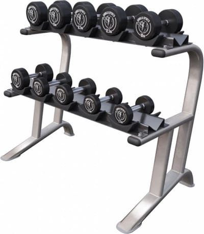 Professionele Dumbell Standaard incl. 90 kg Gorilla Sports dumbellset