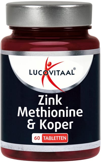 Lucovitaal Zink Methionine & Koper - 2 x 60 tabletten - Voordeelverpakking