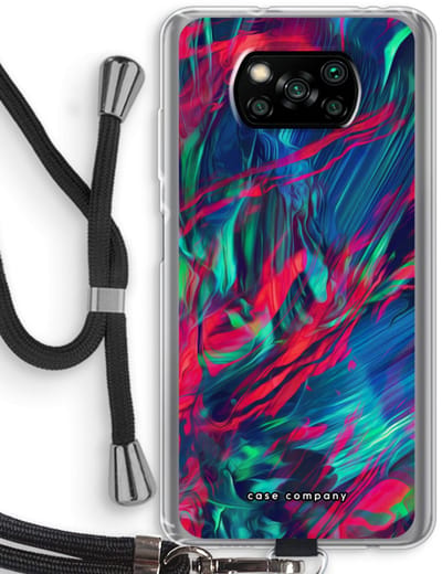 Case Company® - Hoesje met koord geschikt voor Poco X3 Pro hoesje met Koord - Pilgrims Of The Sea - Telefoonhoesje met Zwart Koord - Bescherming aan alle Kanten en Over de Schermrand