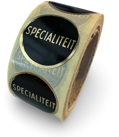 Specialiteit sticker - 250 Stuks - 25mm - productsticker - voedseletiket - HACCP
