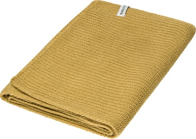 Grof Gebreide sjaal - 160 x 25 cm - Mostert geel