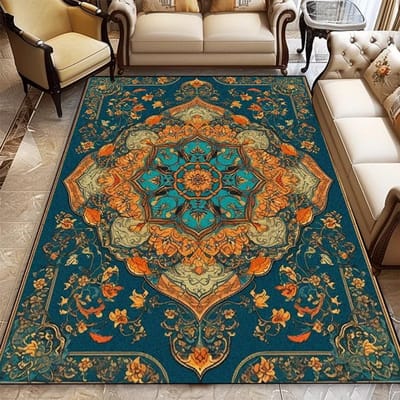 Bohemia Kleden Woonkamer Decoratie Slaapkamer Deluxe Antislip Vloermatten Groot Oppervlak Tapijt Loungekleed Perzisch Tapijt Wasbaar 60*90cm
