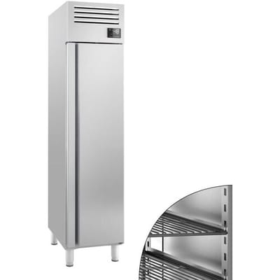 GGM Gastro Tiefkühlschrank Edelstahl Premium PLUS - GN 1/1 - 325 Liter - mit 1 Tür Zilver