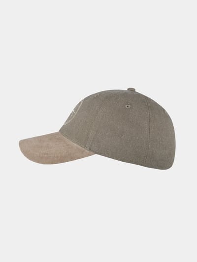 Hatland - UV-Baseball pet met logo voor volwassenen - Ymir - Olijfgroen - maat Onesize