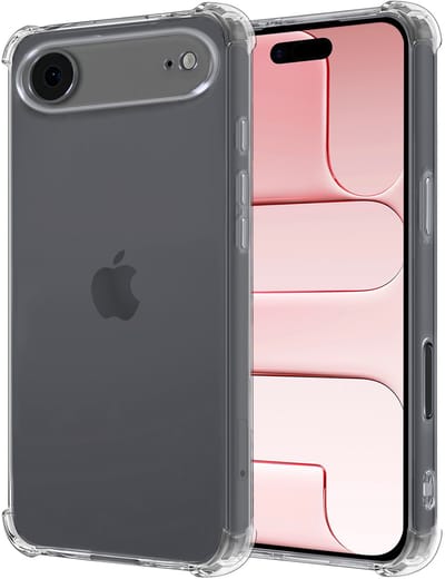 Hoesje - Geschikt voor Apple iPhone Air - Sterk & Shockproof - Siliconen Case - Back Cover - Telefoon Hoes Shock Proof - Transparant