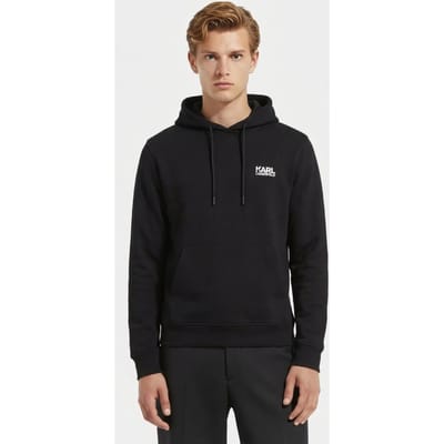 Karl Lagerfeld Black Sweat Hoody Maat: XXS | Hoodies Outlet | Heren | Zwart