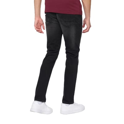 Duck and Cover Heren Overburg Tapered Jeans (Zwart)