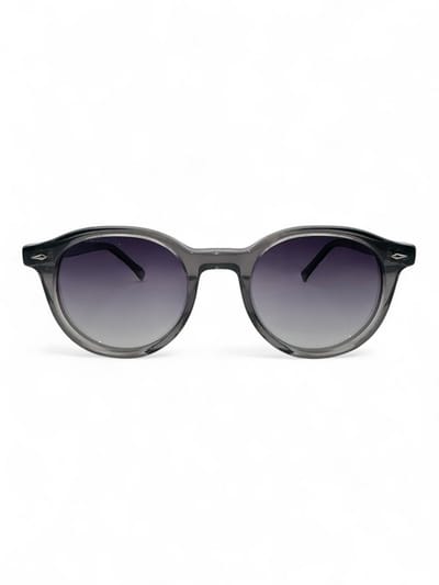 The Brand Remarkable – Zonnebril Unisex – Zonnebril Dames – Zonnebril Heren – Ronde Zonnebril – Grijs / Zwart – UV400 – Luxe, Duurzame & Trendy Zonnebril – Designer Zonnebril – Mode Zonnebril 2025 – Inclusief Beschermhoes – Polariserend Look