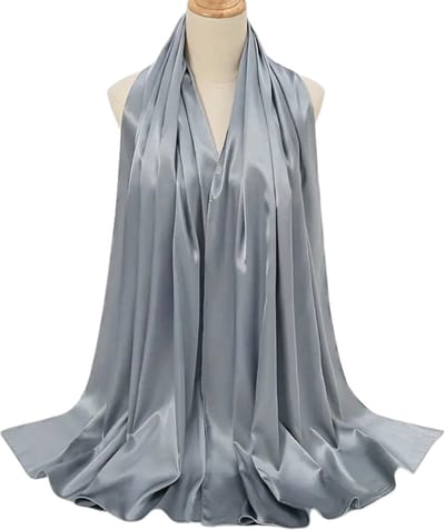 Nivard Hoofddoek - Hijab - Dames - Abaya - Sjaal - Islamitische Kleding - Moslim Kleding - Alhamdulillah - Grijsblauw