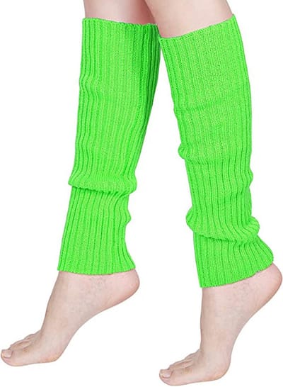 Livano Beenwarmers - Dames - Overknee - Ballet - Wol - Kniekousen - Leg Warmers - Warm - Groen