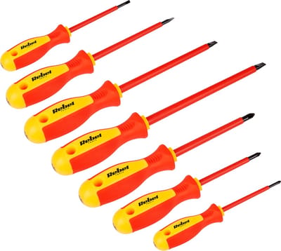 Rebel - Isolatie Schroevendraaierset - 7 stuks - Magnetisch - Veilig tot 1000V