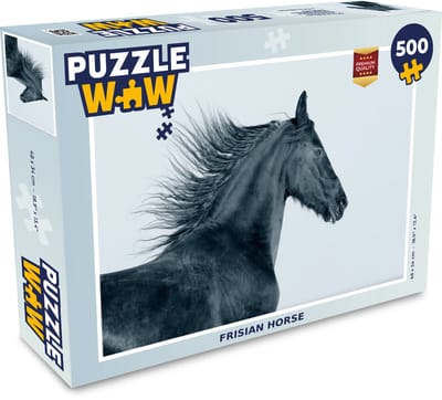 Puzzel Paard - Fries - Wind - Legpuzzel - Puzzel 500 stukjes