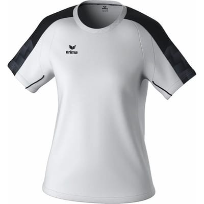 Erima Evo Star T-Shirt Dames - Wit / Zwart | Maat: 34