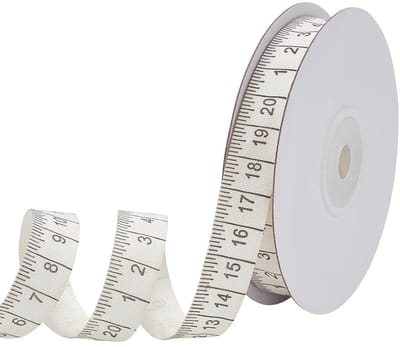 Dailygoods- Meetlint 14,6 m - Zacht - Liniaalband - Decoratie - Handwerk - Naaien - 15 mm breed - Meetband