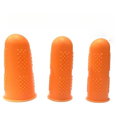 3 Stuks Siliconen Vingerbeschermers, Vingerbeschermers, Vingerbeschermers Voor Hete Lijm, Siliconen Vingerhoed, Vingerbeschermers Voor Hete Lijm, Vingertopkussentjes 3PCS