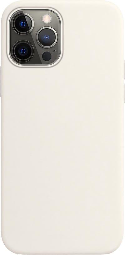 Hoes - Geschikt voor Apple iPhone 14 Pro - Sterk & Shockproof - Hoesje Cover - Siliconen Case - Wit