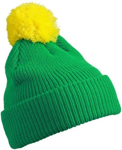 Myrtle Beach - Unisex Pompom Muts (Groen)