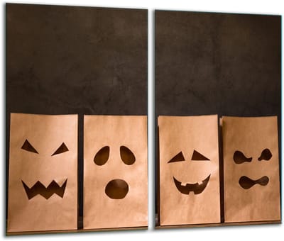 TMK ArtDeko Serie - Glazen Snijplank - 30x52cm - Inductiekookplaat Bescherming - Levendige Kleuren