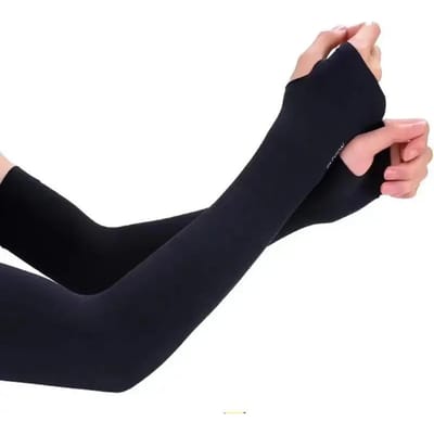 Manchettes Solaires UV Anti-coup de Soleil Manches pour Bras Soin de la Peau Été Fraîcheur Manchon Conduite Vélo Voiture Activités Sportives Utilisation Pratique 2pair-4pcs